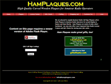 Tablet Screenshot of hamplaques.com